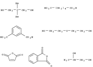 1,3-Benzenedicarboxylic acid, polymer with 2,2-dimethyl-1,3-propanediol, 2,5-furandione, hexanedioic acid, 1,3-isobenzofurandione, 2,2'-oxybis(ethanol) and 1,2-propanediol(110152-61-9)